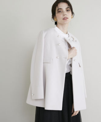 パールボタンミドルコート（5134112001） | Maglie le