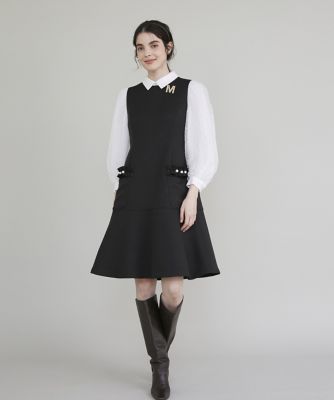 【19号】Maglie le cassetto ポケットフリルジャンパースカート Maglie le cassetto（マーリエ ル カセット）｜フランドル