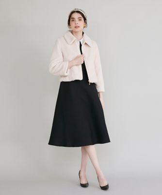 衿付きエコファーブルゾン（5134144003） | Maglie le