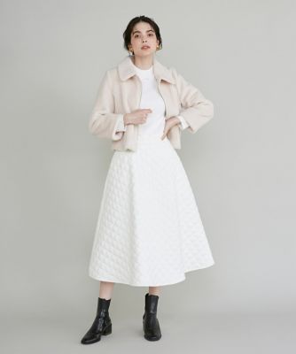 衿付きエコファーブルゾン（5134144003） | Maglie le