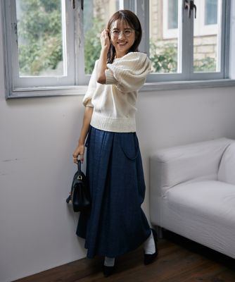 《曽田茉莉江コラボ》レディなサスペンダースカート（５１３４１５２０２４）