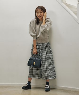 　《曽田茉莉江コラボ》レディなサスペンダースカート（５１３４１５２０２５）