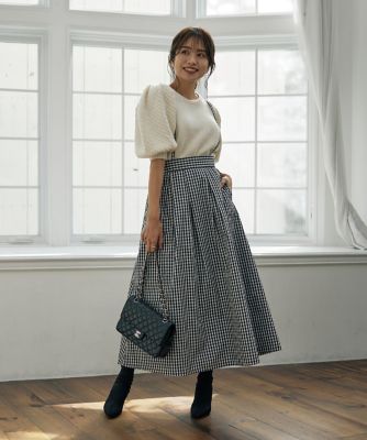　《曽田茉莉江コラボ》レディなサスペンダースカート（５１３４１５２０２５）