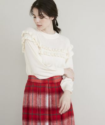 ＜Maglie le cassetto  (Women)＞フリルニット（５１３４１７００１４）