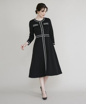《Ｍ　Ｍａｇｌｉｅ　ｌｅ　ｃａｓｓｅｔｔｏ》配色ニットワンピース（５１３４１７２２１３）