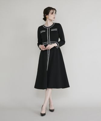 《Ｍ　Ｍａｇｌｉｅ　ｌｅ　ｃａｓｓｅｔｔｏ》配色ニットワンピース（５１３４１７２２１３）