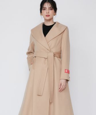 CONTESSA》ショールカラーカシミヤコート《PIACENZA