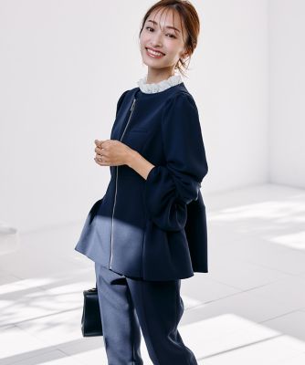 《Ｍ　Ｍａｇｌｉｅ　ｌｅ　ｃａｓｓｅｔｔｏ×吉田理紗》今っぽ上品ジレ（５１４０１４１２０４）