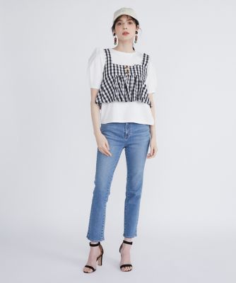 《Ｍａｇｌｉｅ　Ｊｅａｎｓ》スリムストレートデニム（５１４０１６１００５）