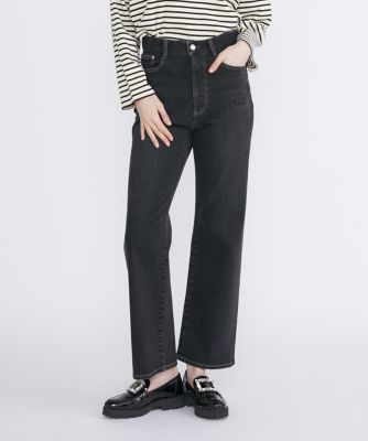 ＜Maglie le cassetto  (Women)＞《Ｍａｇｌｉｅ　Ｊｅａｎｓ》ハイウエストセミワイドジーンズ（５１４０１６１０２５）