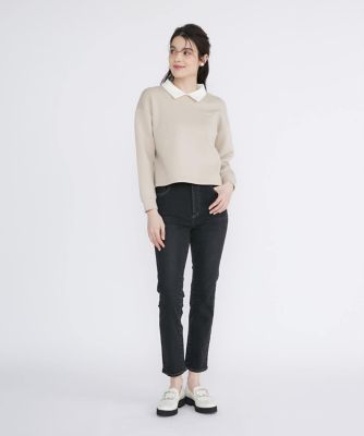 《大きいサイズ》スリムストレートデニム《Ｍａｇｌｉｅ　Ｊｅａｎｓ》（５１４０１６１８１５）