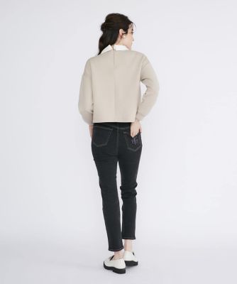 《大きいサイズ》スリムストレートデニム《Ｍａｇｌｉｅ　Ｊｅａｎｓ》（５１４０１６１８１５）