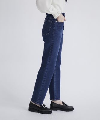 《大きいサイズ》ハイウエストセミワイドジーンズ《Ｍａｇｌｉｅ　Ｊｅａｎｓ》（５１４０１６１８２５）