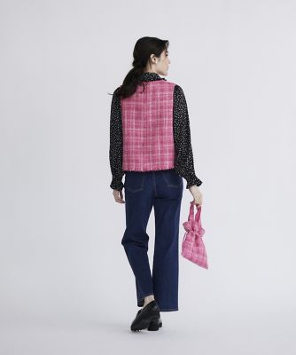 《大きいサイズ》ハイウエストセミワイドジーンズ《Ｍａｇｌｉｅ　Ｊｅａｎｓ》（５１４０１６１８２５）