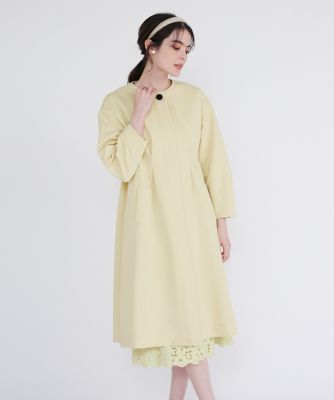 ＜Maglie le cassetto  (Women)＞ランタンスリーブノーカラーコート（５１４１１１４００１）