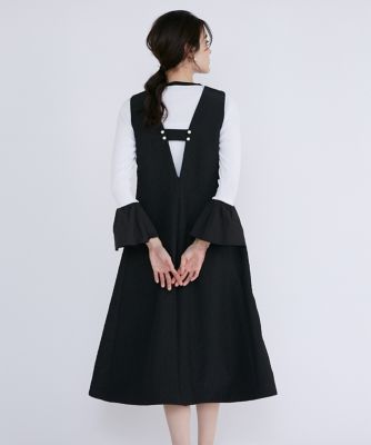 ふくれジャガードジャンパースカート（5141121003