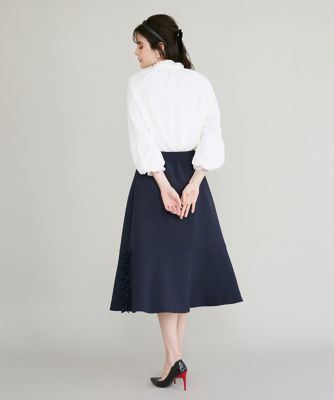 ボウタイギャザーブラウス（5141182011） | Maglie le