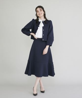 ボウタイギャザーブラウス（5141182011） | Maglie le