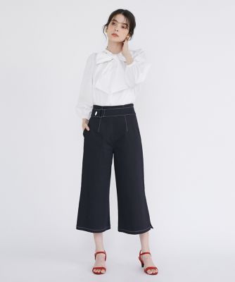 ビッグボウタイブラウス（5142182013） | Maglie le