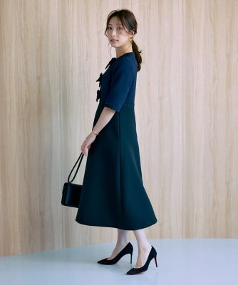 Maglie le cassetto クチュールリボン クラシカル ワンピース Maglie le cassetto クチュールリボン クラシカル ワンピース