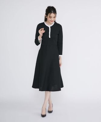 《大きいサイズ》フリルデザインニットワンピ―ス《Ｍ　Ｍａｇｌｉｅ　ｌｅ　ｃａｓｓｅｔｔｏ》（５１４３１７２５０９）