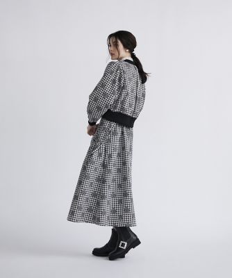 Maglie le cassete 千鳥ハートジェガー ジップアップブルゾン 千鳥 