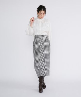 チェックタイトスカート（5144152007） | Maglie le