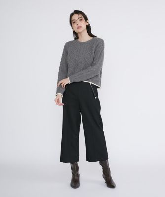 配色ステッチガウチョパンツ（5144161019） | Maglie