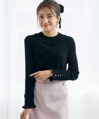 曽田茉莉江コラボ》ハイネックリブプルオーバー（5144170019