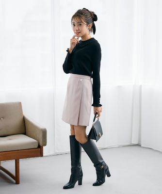 曽田茉莉江コラボ》ハイネックリブプルオーバー（5144170019