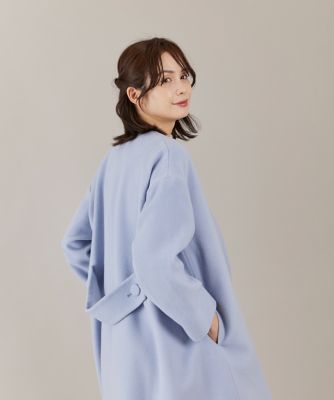 極美品24AW シンプリシティエ　テントラインビーバーコート オーバーサイズ テントラインコート《WEB限定》（5150111002） | Maglie