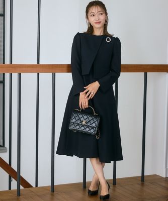 《Ｍ　Ｍａｇｌｉｅ　ｌｅ　ｃａｓｓｅｔｔｏ×吉田理紗》クチュールシルエットワンピース（５１５０１２１２１５）