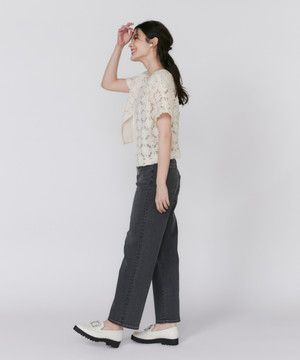 《大きいサイズ》カーヴィーラインジーンズ《Ｍａｇｌｉｅ　Ｊｅａｎｓ》（５１５０１６１８０２）