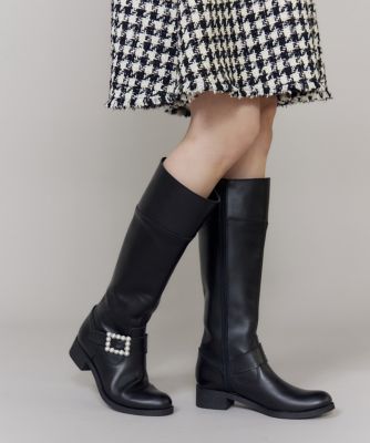 パールビジューロングブーツ（5150203002） | Maglie le