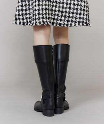 パールビジューロングブーツ（5150203002） | Maglie le