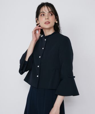 《Ｍ　Ｍａｇｌｉｅ　ｌｅ　ｃａｓｓｅｔｔｏ》リボンディテールジャケット（５１５１１４１２０４）