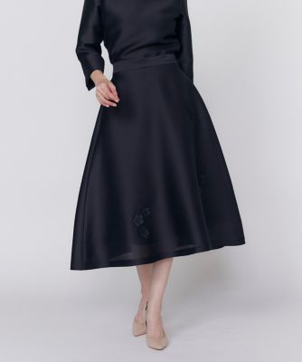 ＜Maglie le cassetto L (Women/大きいサイズ)＞《大きいサイズ》フラワーモチーフスカート（５１５１１５２８０５）