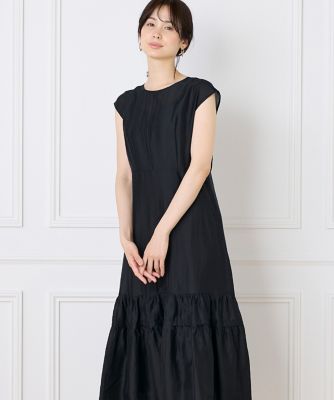 Maglie le cassetto L (Women/大きいサイズ)/マーリエ ル カセット L 《大きいサイズ》シアーティアードワンピース（５１５２１２１８０６）