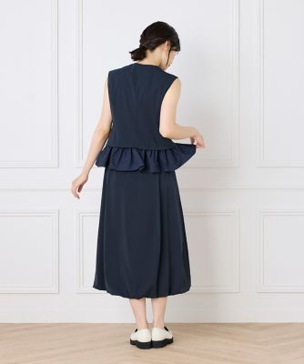 《大きいサイズ》セミバルーンスカート（５１５２１５２８１３）