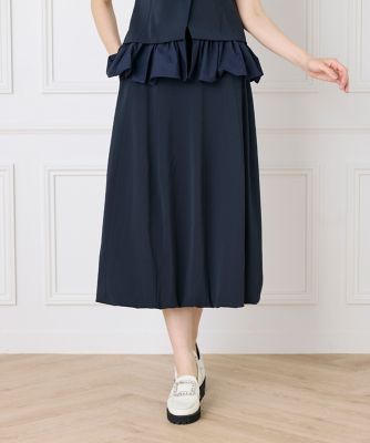 《大きいサイズ》セミバルーンスカート（５１５２１５２８１３）