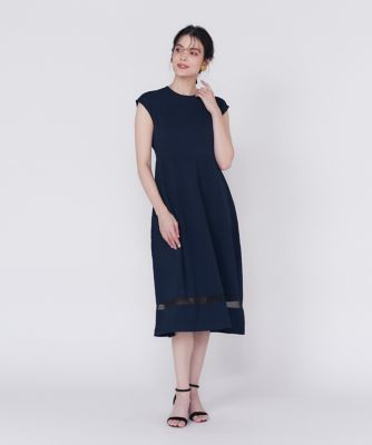 《Ｍ　Ｍａｇｌｉｅ　ｌｅ　ｃａｓｓｅｔｔｏ》シアーラインニットワンピース（５１５２１７２２０８）