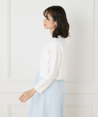 《大きいサイズ》パールカーディガン《Ｍ　Ｍａｇｌｉｅ　ｌｅ　ｃａｓｓｅｔｔｏ》（５１５２１７８５０９）