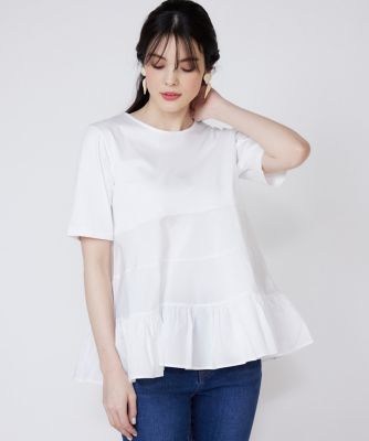 ＜Maglie le cassetto  (Women)＞ティアードドッキングカットソー（５１５２１９０００９）