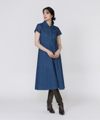 美品　COMME DES GARCONS デニムワンピース　ラップスカート　花柄 美人百花9月号掲載》《フランドル45周年限定コレクション
