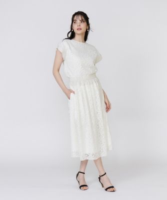 新品 marble SUD フラワービションタックスカート コットン 花柄 新品 marble SUD フラワービションタックスカート コットン 花柄