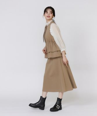 フランドル45周年限定コレクション》《大きいサイズ》ビジューフレア