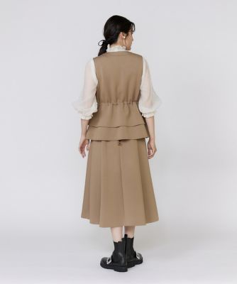 フランドル45周年限定コレクション》《大きいサイズ》ビジューフレア