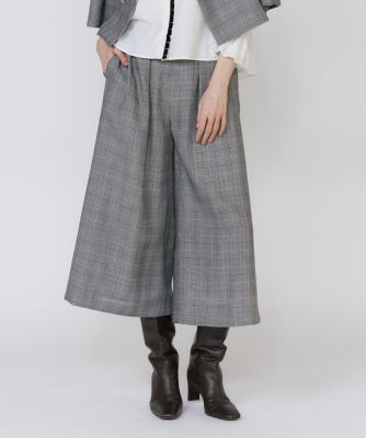 ＜Maglie le cassetto  (Women)＞グレンチェックスカンツ（５１５３１６１００４）