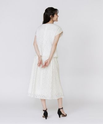 大きいサイズ》フラワー刺繍ブラウス（5153182808