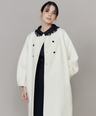 ＜Maglie le cassetto  (Women)＞ダブルボタン袖ボリュームコート（５１５４１１１００１）